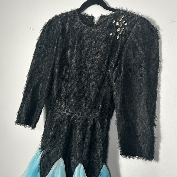 Dance Dress Crew Neck Tulle Skirt Long Sleeve size S-M - Picture 9 of 13